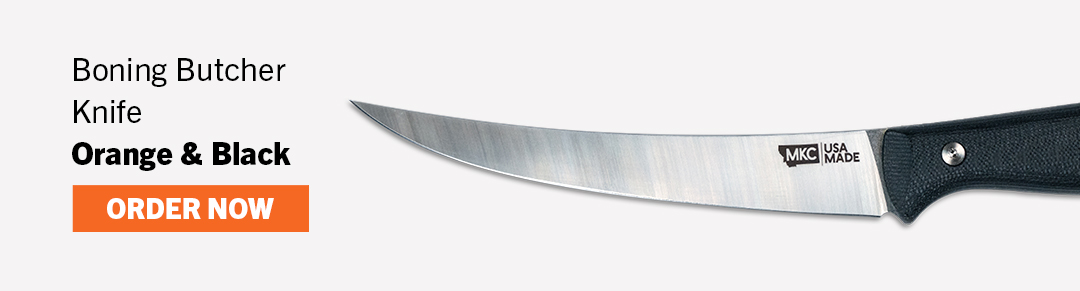 BONING BUTCHER KNIFE - BLACK